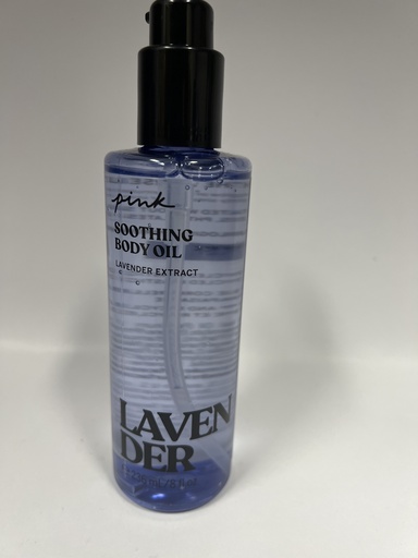 PINK SOOTHING BODY OIL LAVANDER 