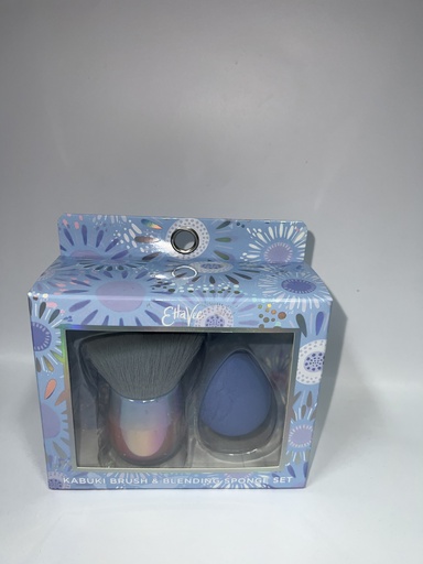 SET DE 2 KABUKI BRUSH & BLENDING SPONGE