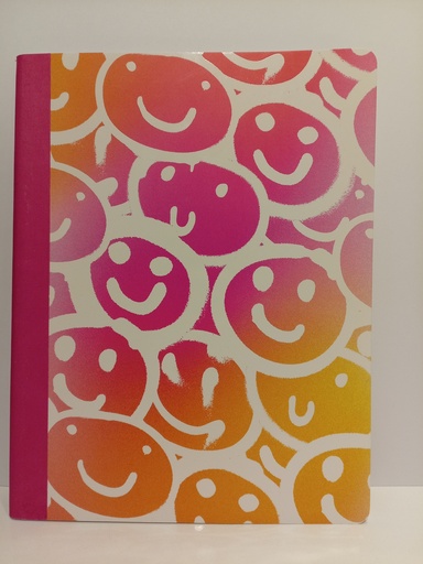 CUADERNO EMPASTADO - CARA FELIZ