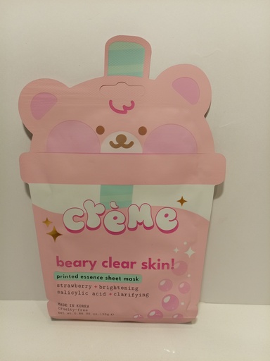 MASCARILLA CREME BEARY CLEAR SKIN