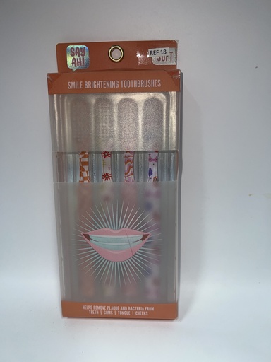 CEPILLO DE DIENTES SAY AH SET DE 4 UNIDADES 