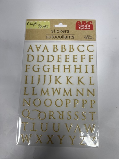 CRAFTERS SQUARE STICKERS AUTOCOLLANTS GLITTER BRILLANTS
