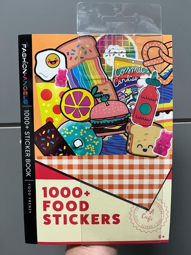 1000+ FOOD STICKERS BOOK FASHION ANGELS