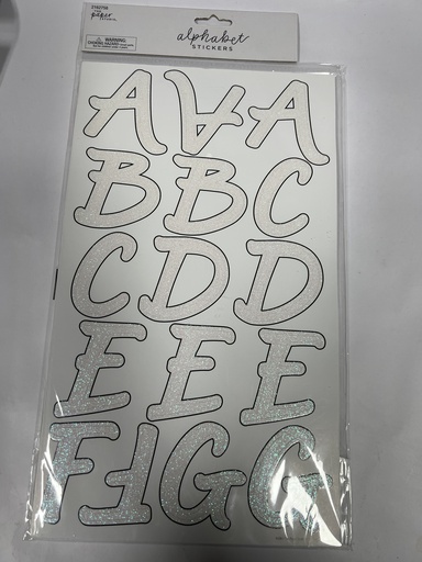  ALPHABET STICKERS 