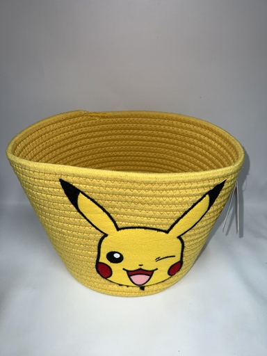 CESTA TEJIDA PIKACHU