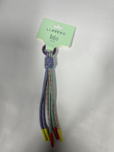 LLAVERO VINTRO CUERDA DE COLORES