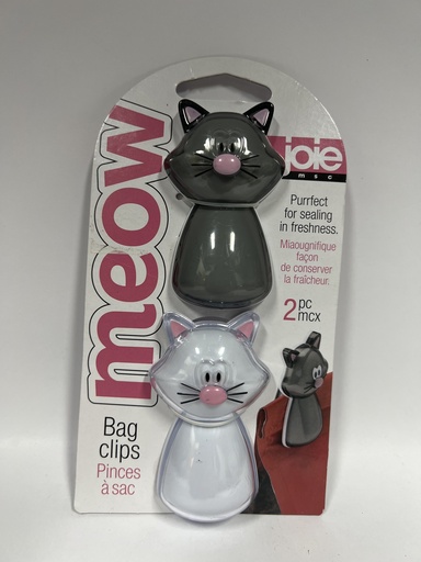 JOIE MEOW BAG CLIPS GATOS 4 PC