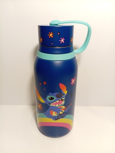 TERMO STITCH AZUL ARCOIRIS 