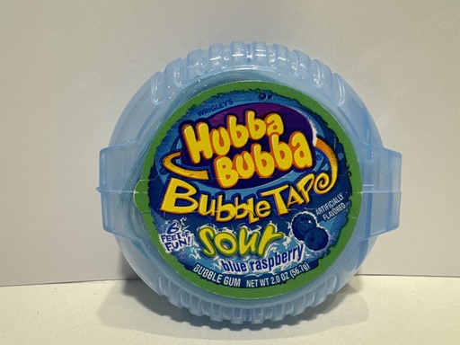 HUBBA BUBBA BUBBLE TAPE SOUR BLUE RASPBERRY