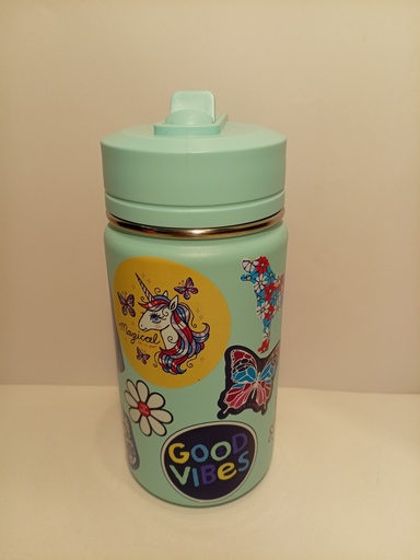 TERMO VERDE 14 OZ LIFE IS GOOD PEQ 