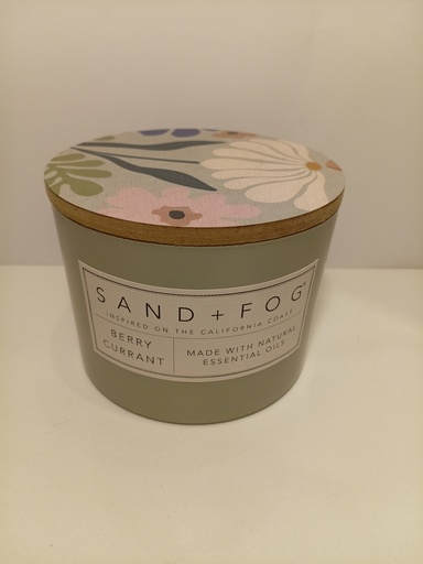 VELAS AROMATICAS SAND+FOG BERRY CURRANT