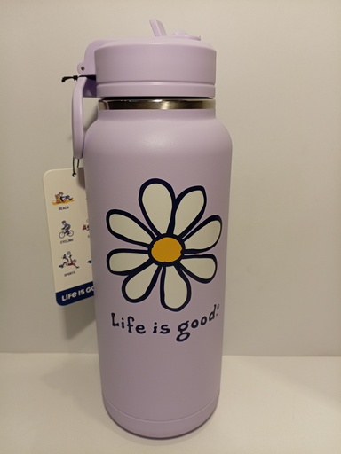 TERMO MORADO LIFE IS GOOD 32 OZ