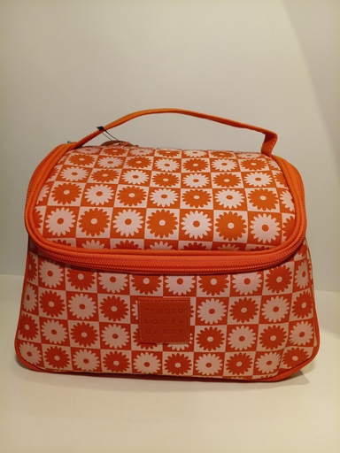 LONCHERA NARANJA DE FLORES TENDER LOVE CARRY