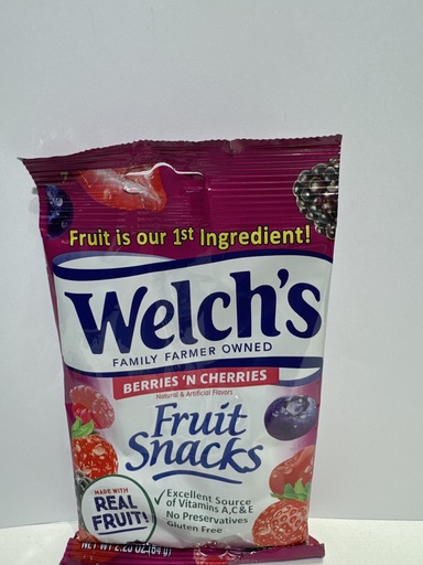 WELCH'S BERRIES CHERRIES