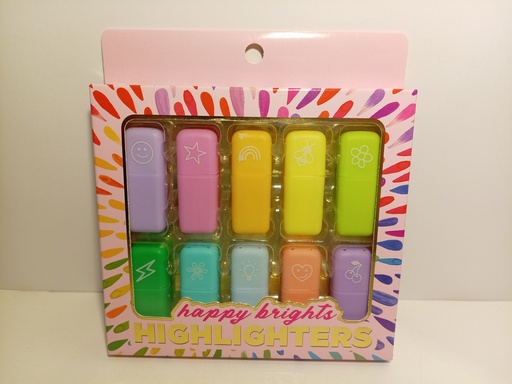 SET DE 10 MINI RESALTADORES HIGHLIGHTERS