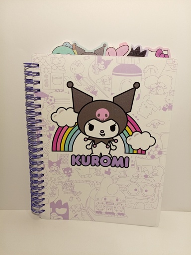 LIBRETA ESPIRAL DE KUROMI