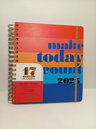 PLANIFICADOR ESPIRAL MAKE TODAY COUNT