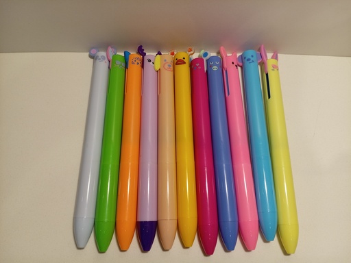 LAPICEROS VARIOS COLORES DOBLE TINTA