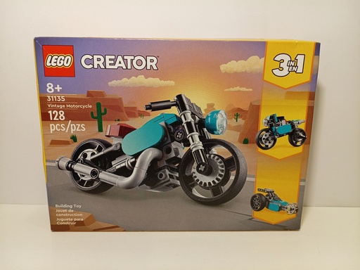 LEGO CREATOR 3 EN 1 31135 VINTAGE MOTORCYCLE