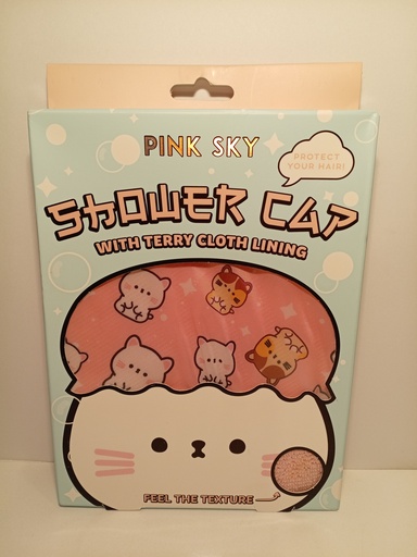 GORRO DE BAÑO MOTIVO GATOS