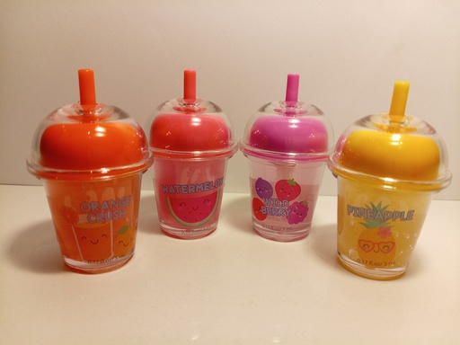 LIP GLOSS VASOS/FRUTAS 