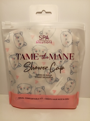 GORRO IMPERMEABLE DE BAÑO GATOS