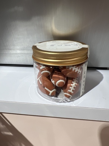 POTE DE BORRAS PELOTAS DE FUTBOL AMERICANO 15 UNI.