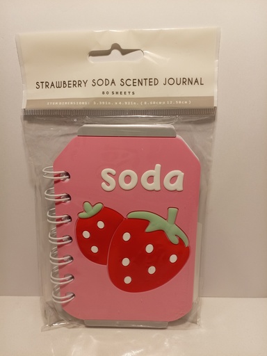 LIBRETA ESPIRAL MINI SODA FRESA