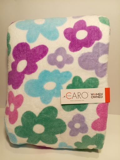 TOALLA DE BAÑO FLORES HOME CARO