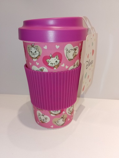 VASO TERMICO DISNEY GATA MARIE ROSADO