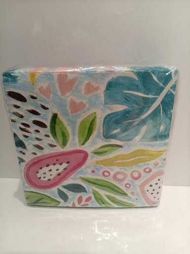 SERVILLETAS TROPICAL 50 UNI.