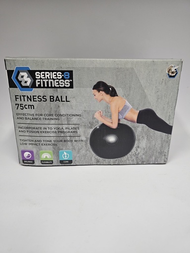FITNESS BALL 75CM. NEGRA