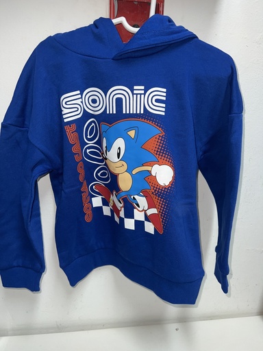SUETER AZUL SONIC TALLA 7-8
