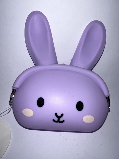 MONEDERO DE CONEJO MORADO 