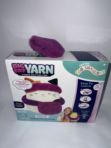 SQUISHMALLOWS KIT DE MANUALIDADES PARA TEJER CON LAS MANOS