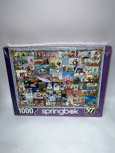 ROMPECABEZAS ANIMALES DIVERTIDOS 1000 PZS