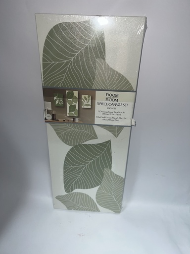 CUADROS DECORATIVOS ROOM ROOM HOJAS VERDES