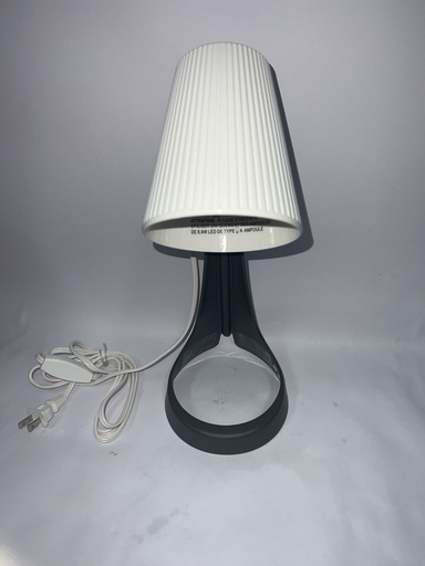 LAMPARA DE ESCRITORIO GRIS CON BLANCO