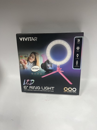 ARO DE LUZ 6" LED RING LIGHT 
