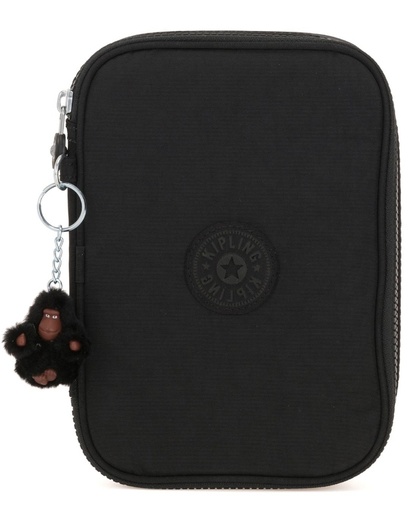 CARTUCHERA KIPLING 100 COLORES TRUE BLACK 