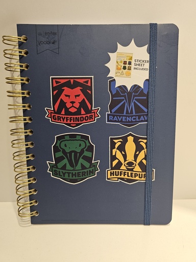 LIBRETA ESPIRAL YOOBI HARRY POTTER