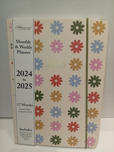 PLANIFICADOR EMPASTADO FLORES LADY JAYNE