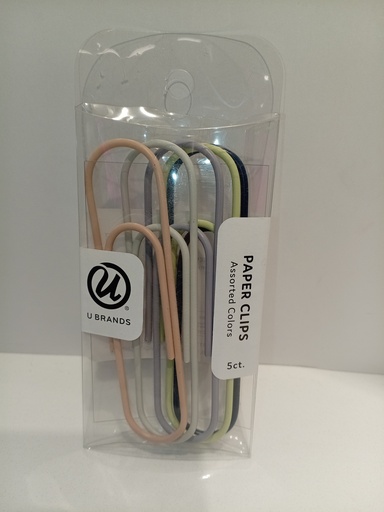 SET DE CLIPS COLORES SURTIDOS UP&UP 