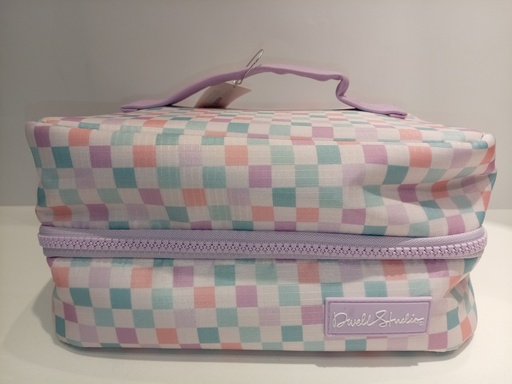 BOLSO PORTACOSMETICOS DWELL STUDIO CUADROS COLORES