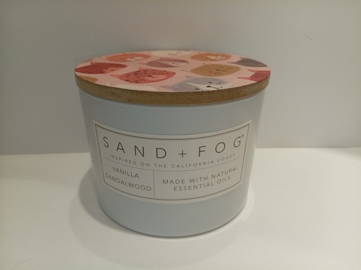VELAS AROMATICAS SAND+FOG VANILLA SANDALWOOD