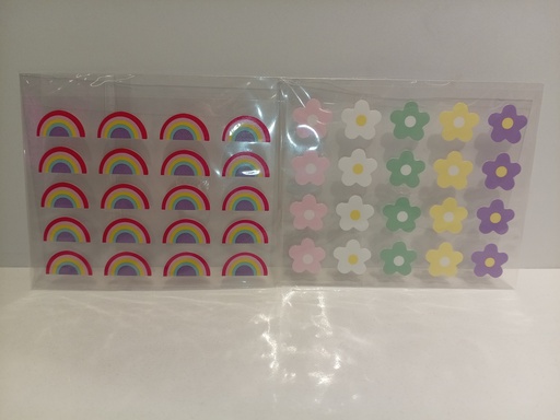 ACNE BUSTER 20 PARCHES FLORES Y ARCOIRIS   INDIVIDUALES 