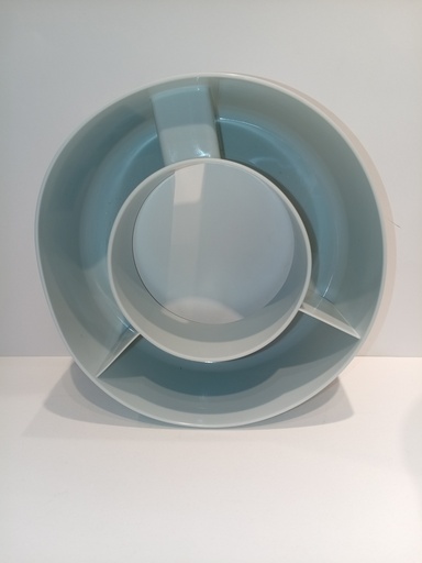 WATER BOTTLE SNACK BOWL 3 COMPARTIMIENTO