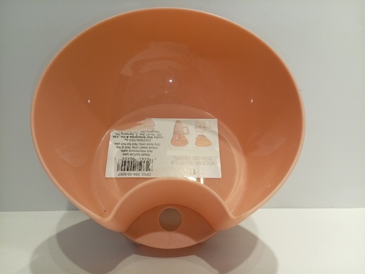 WATER BOTTLE SNACK BOWL 1 COMPARTIMIENTO ROSA SALMON 