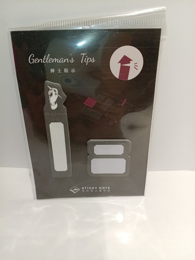 STICKY NOTE GENTLEMAN'S TIPS