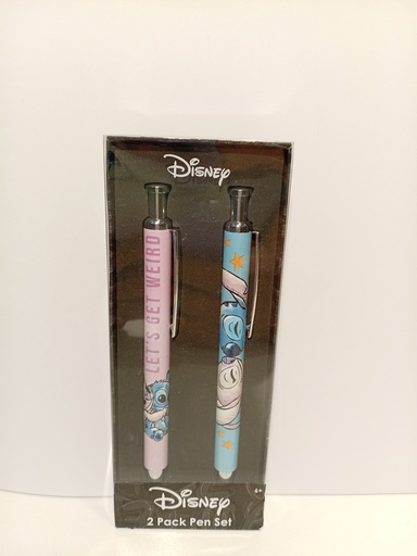 BOLIGRAFOS STITCH 2 UNIDADES